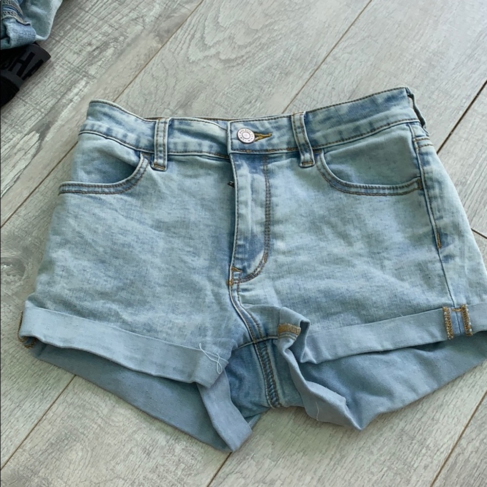 High rise shorts